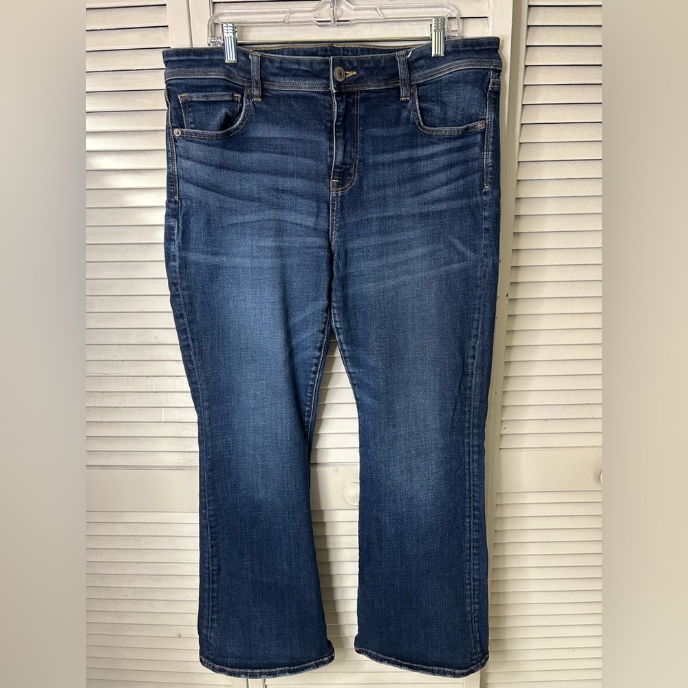 American Eagle Super Stretch Women's Dark Blue Jeans Size 16